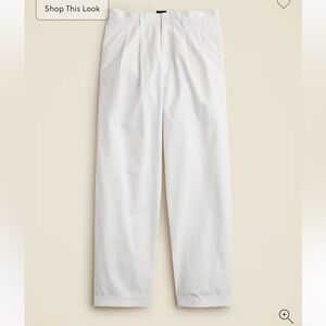 J. Crew Crisp White Khakis